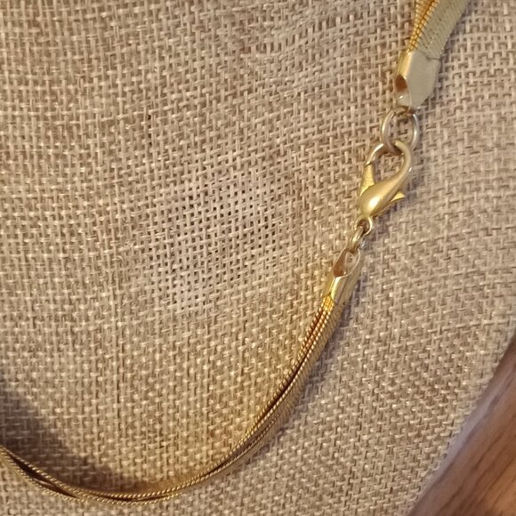 Braided Herringbone Necklace - Picture 4 of 6